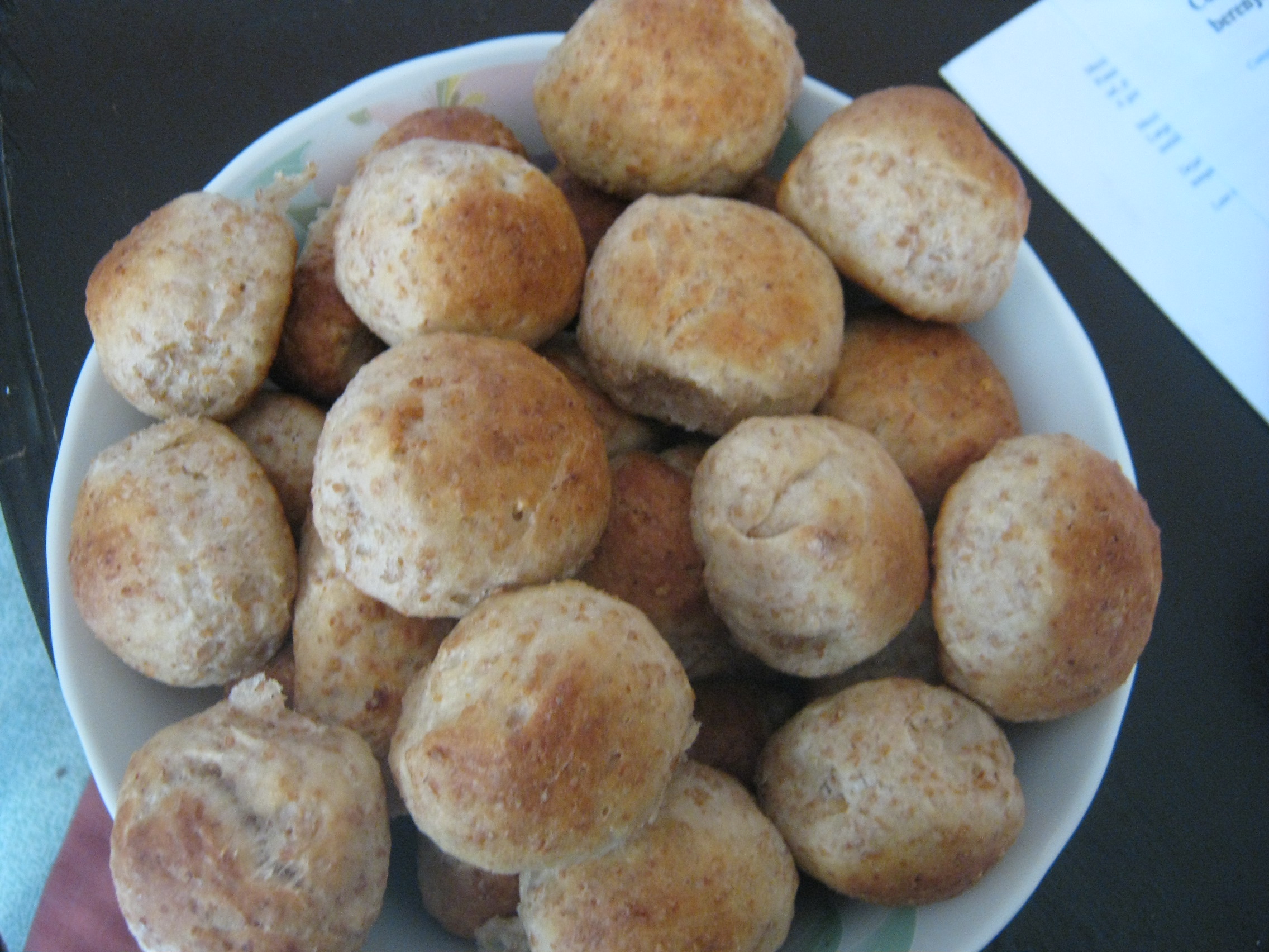 Pancitos rellenos de queso crema