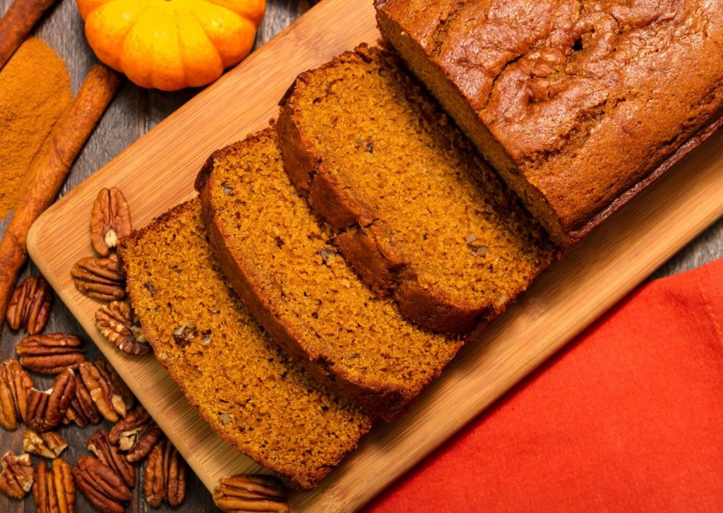 Pan casero integral de zapallo, (calabaza) con almendras