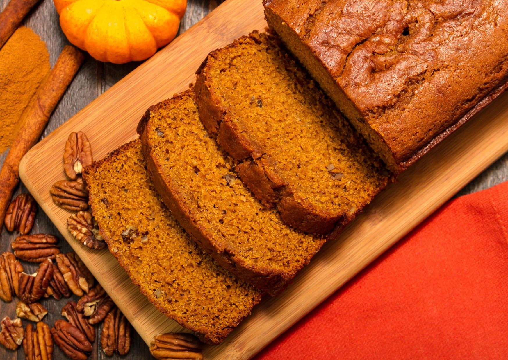 Pan casero integral de zapallo, (calabaza) con almendras