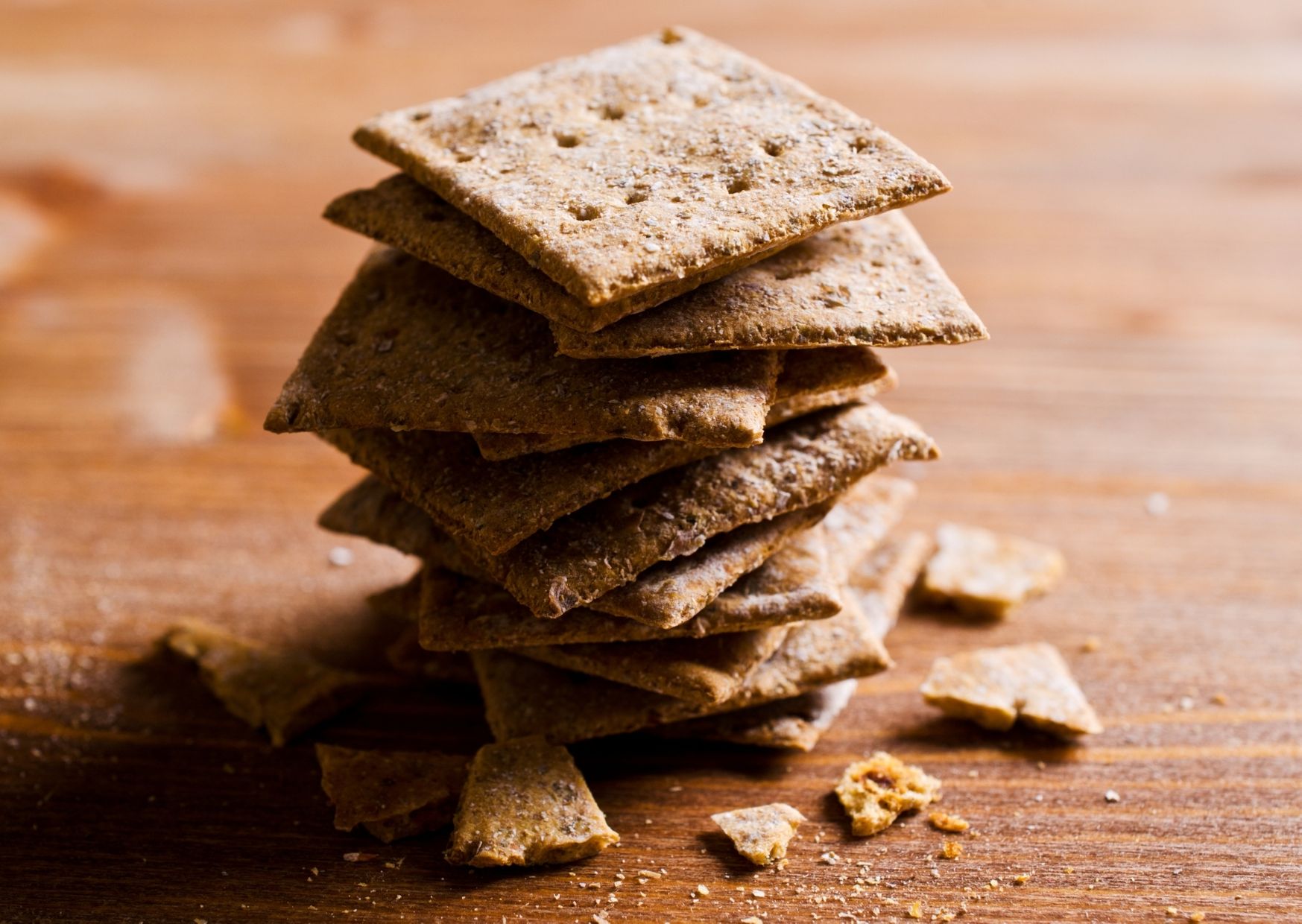 Galletitas de salvado saborizadas con orégano