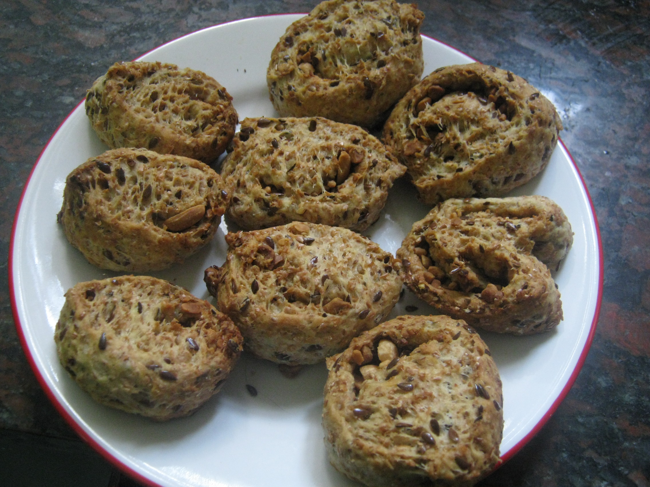 Galletitas dulces de naranja con salvado