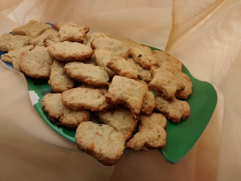 Deliciosas galletitas de queso para copetín