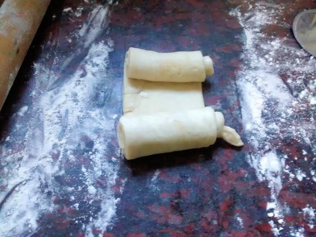 Formando el pan con grasa