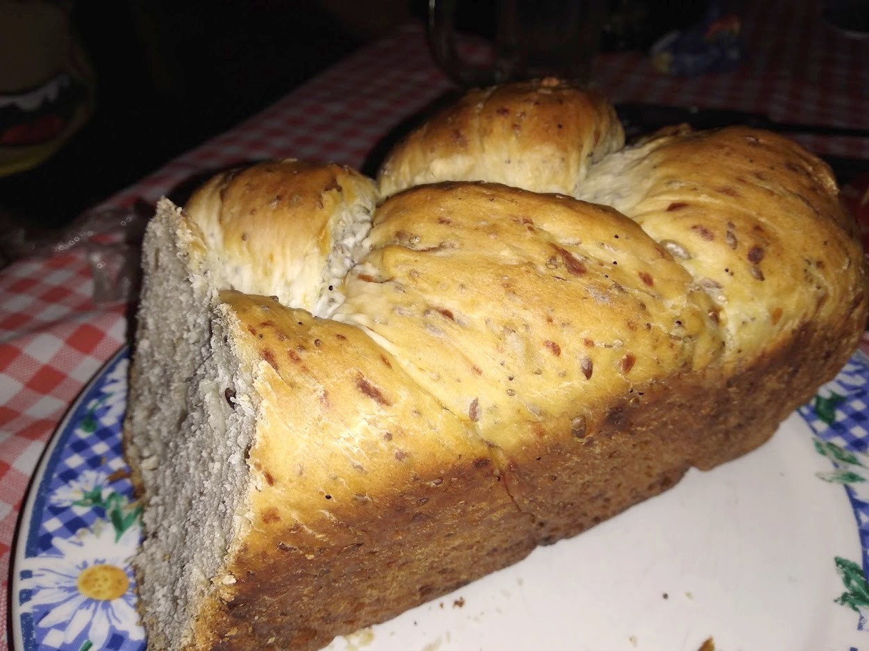 pan sabrizado con ajo en polvo