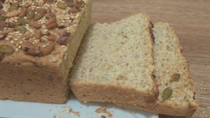 Pan de molde con semillas
