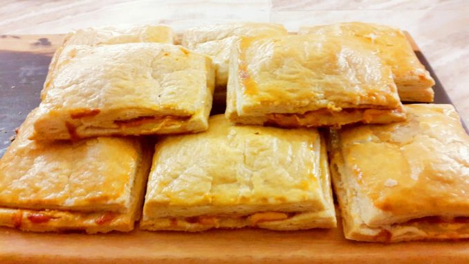 Volovanes de jamon con queso al estilo de Veracruz